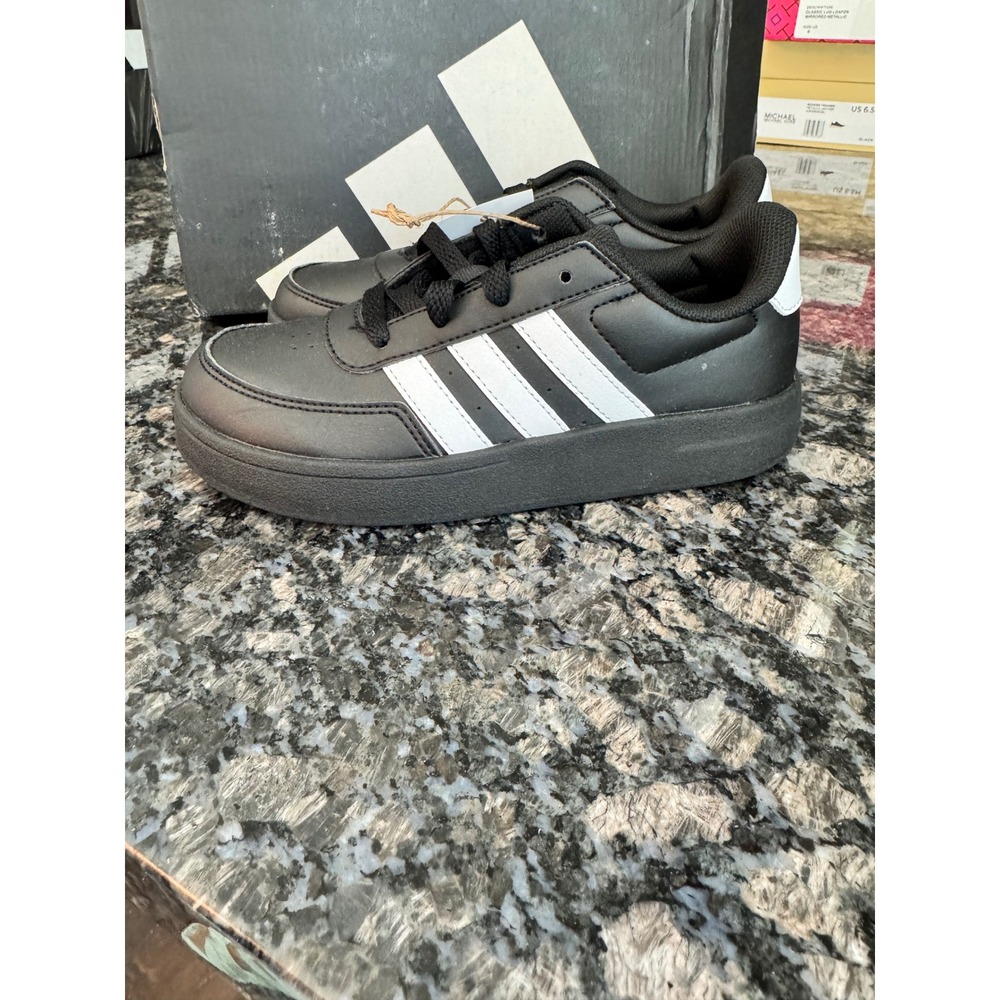 Adidas Breaknet 2.0 K Kids Sneakers Black White HP8961 Size 13.5K‎